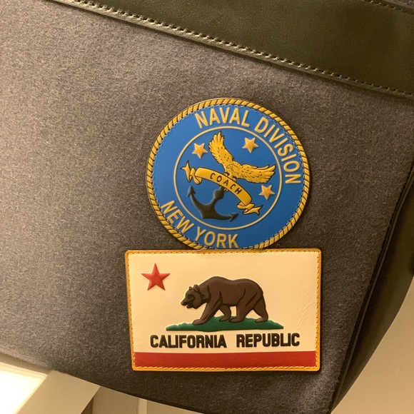 Coach Charles caméra bag with military patches - Picture 3 of 3